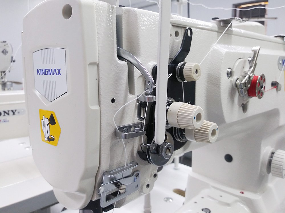 KINGMAX GC-1341-BH Cylinder Arm Walking Foot Sewing Machine BIG Hook and Bobbin