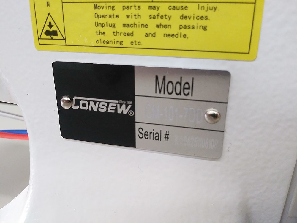CONSEW CM-101-7DD industrial blindstitch sewing machine