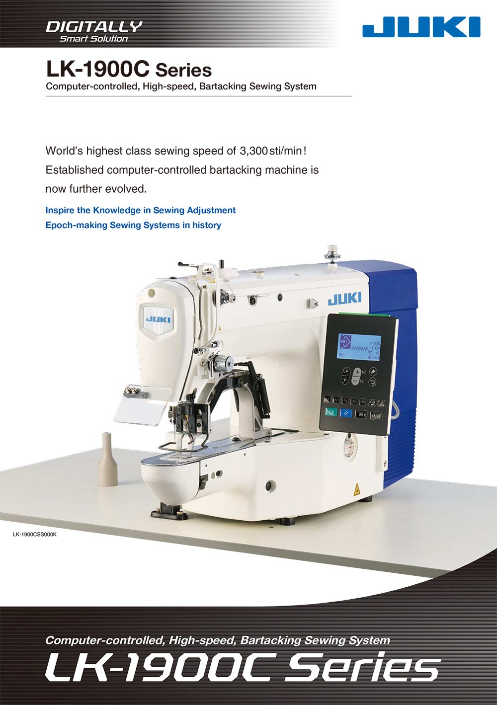 JUKI LK-1900C Electronic Bar Tacker