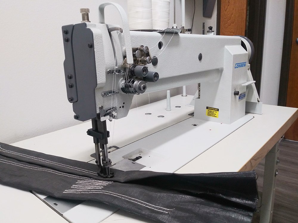 CONSEW P2339RLBH-18 Double needle walking foot sewing machine