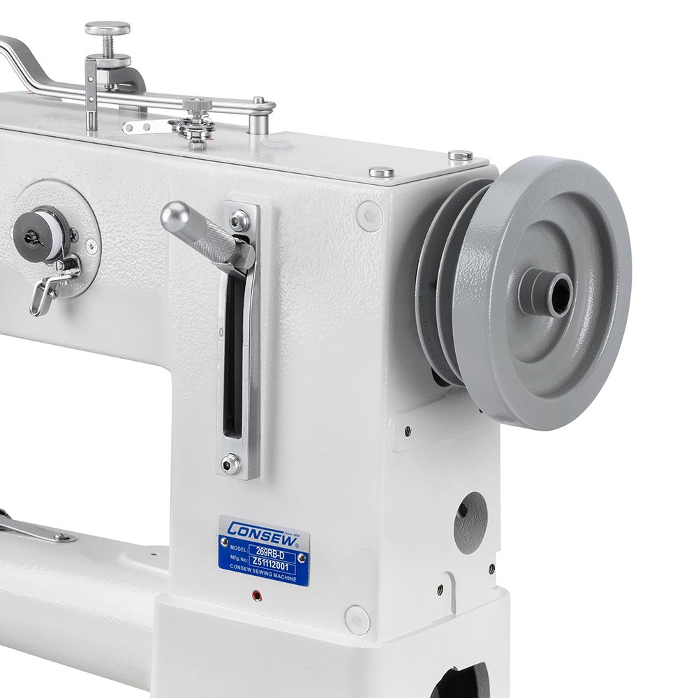 CONSEW 269RB-D Double Needle Cylinder Arm Walking Foot Sewing Machine