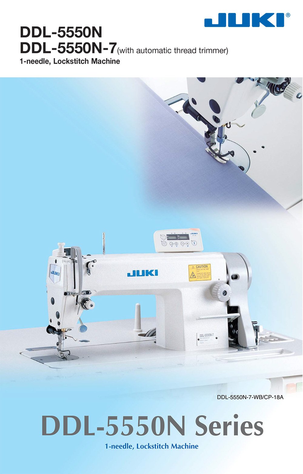 JUKI DDL-5550N-7 Automatic Sewing Machine JAPAN
