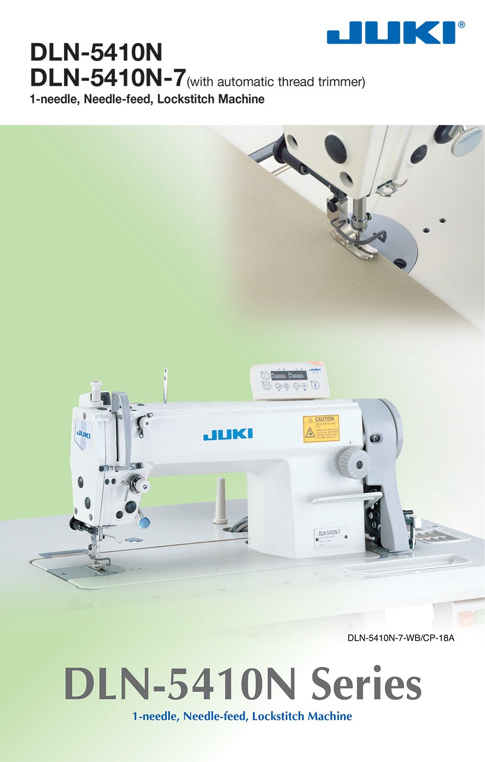 JUKI DLN-5410N Needle Feed Industrial Sewing Machine